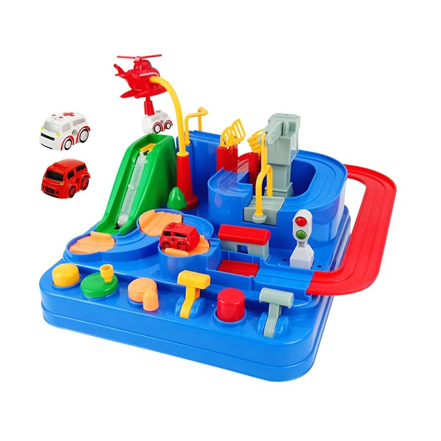 子供　おもちゃ Amazon | Almencla キッズレーストラックおもちゃシティ